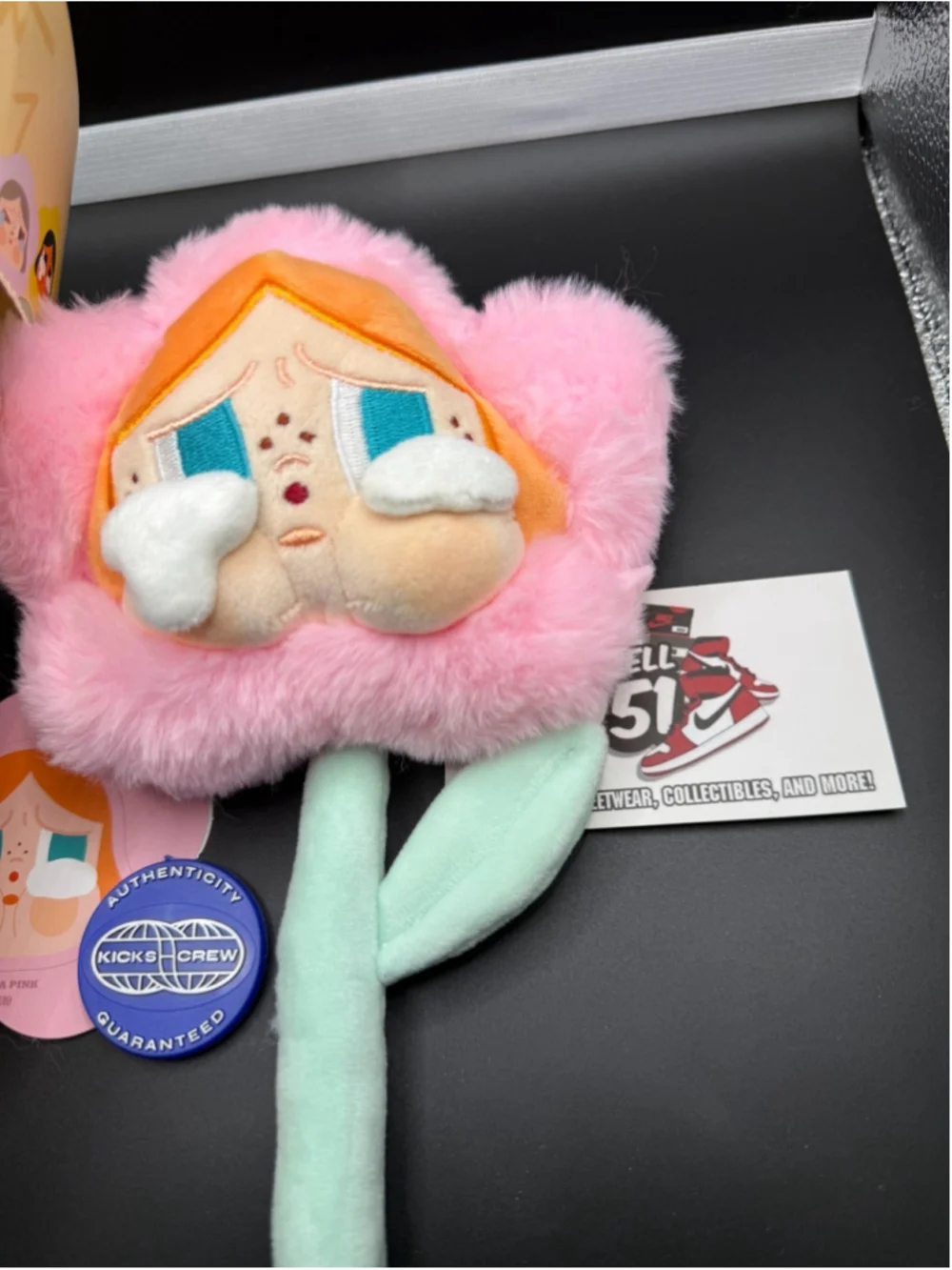 Pop Mart Crybaby Sad Club Flower Plush Pendant Sakura Pink Confirmed Colo